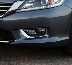 Накладки на противотуманные фары хромированные для Honda Accord 2013-